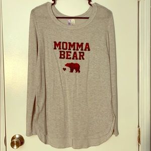 Gray “Momma Bear” Sweater